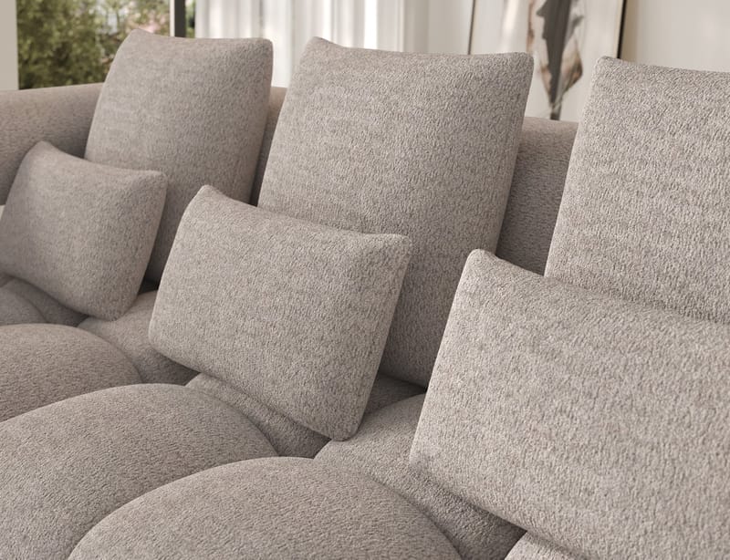 Levvi 3-seters Bubblig sovesofa med divan Venstre - Royal 18 - Møbler - Sofaer - Sovesofaer
