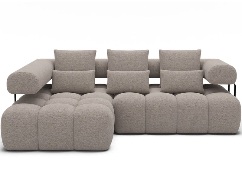Levvi 3-seters Bubblig sovesofa med divan Venstre - Royal 18 - Møbler - Sofaer - Sovesofaer