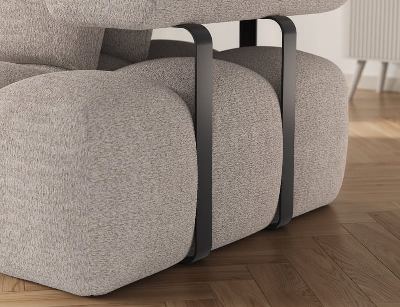 Levvi 3-seters Bubblig sovesofa med divan Venstre - Royal 18 - Møbler - Sofaer - Sovesofaer