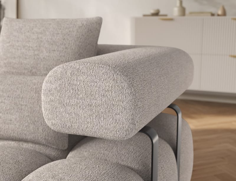 Levvi 3-seters Bubblig sovesofa med divan Venstre - Royal 18 - Møbler - Sofaer - Sovesofaer