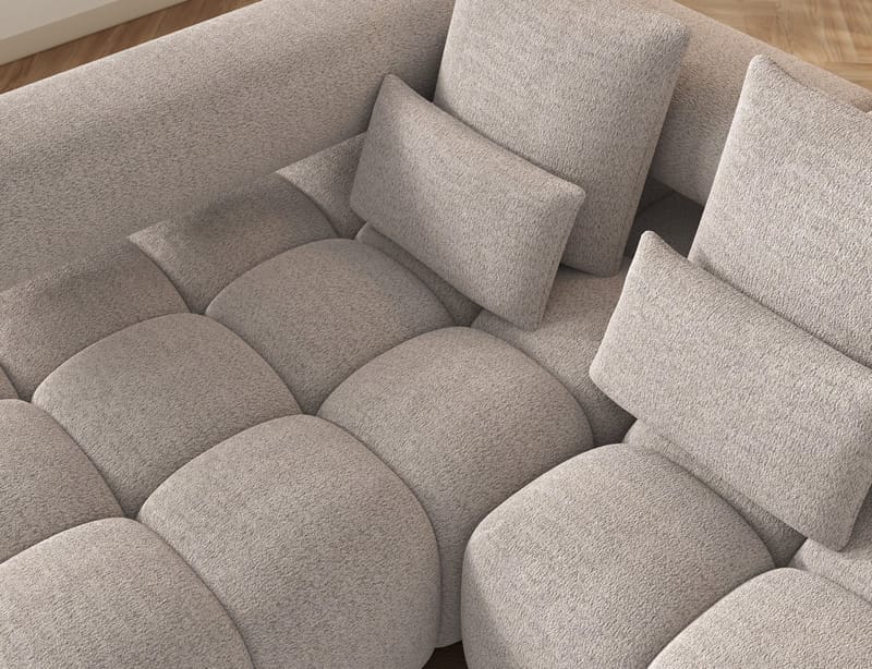 Levvi 3-seters Bubblig sovesofa med divan Venstre - Royal 18 - Møbler - Sofaer - Sovesofaer