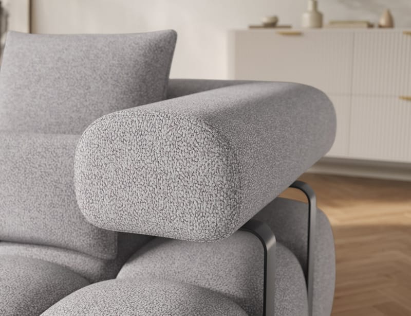 Levvi 3-seters Bubblig sovesofa med divan Venstre - Paolli 04 - Møbler - Sofaer - Sovesofaer
