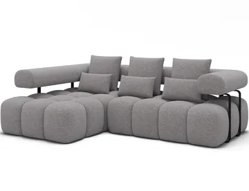 Levvi 3-seters Bubblig sovesofa med divan Venstre - Paolli 04 - Møbler - Sofaer - Sovesofaer