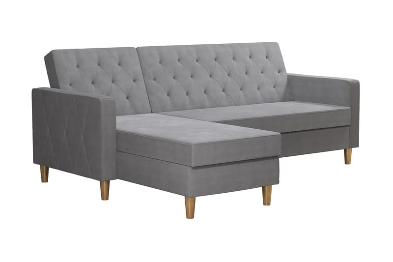 Liberty Divansovesofa Grå - CosmoLiving - Møbler - Sofaer - Sovesofaer - Sovesofa divan