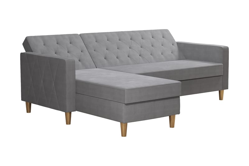Liberty Divansovesofa Grå - CosmoLiving - Møbler - Sofaer - Sovesofaer - Sovesofa divan