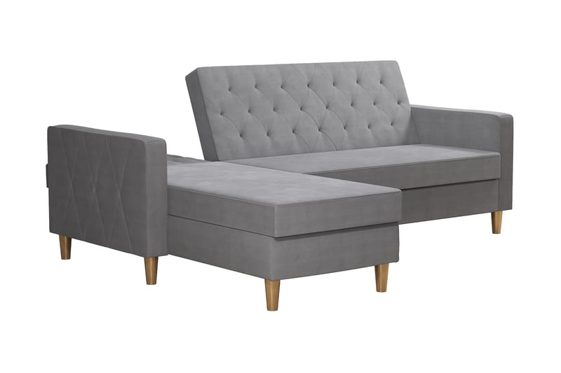 Liberty Divansovesofa Grå - CosmoLiving - Møbler - Sofaer - Sovesofaer - Sovesofa divan