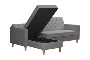 Liberty Divansovesofa Grå - CosmoLiving - Møbler - Sofaer - Sovesofaer - Sovesofa divan