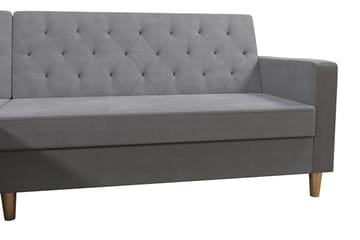 Liberty Divansovesofa Grå - CosmoLiving - Møbler - Sofaer - Sovesofaer - Sovesofa divan