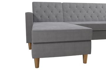 Liberty Divansovesofa Grå - CosmoLiving - Møbler - Sofaer - Sovesofaer - Sovesofa divan