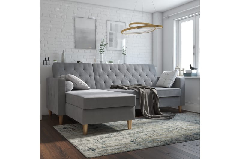 Liberty Divansovesofa Grå - CosmoLiving - Møbler - Sofaer - Sovesofaer - Sovesofa divan