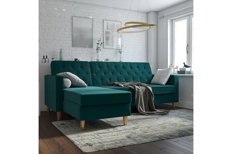 Liberty Divansovesofa Grønn - CosmoLiving - Møbler - Sofaer - Sovesofaer