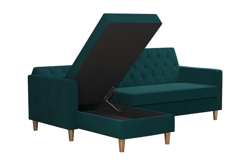Liberty Divansovesofa Grønn - Møbler - Sofaer - Sovesofaer