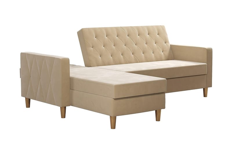 Liberty Divansovesofa Hvit - Møbler - Sofaer - Sovesofaer