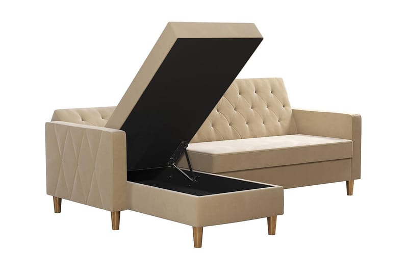 Liberty Divansovesofa Hvit - Møbler - Sofaer - Sovesofaer