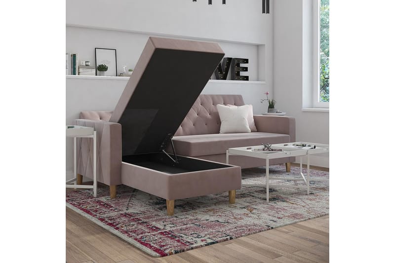 Liberty Divansovesofa Rosa - CosmoLiving - Møbler - Sofaer - Sovesofaer