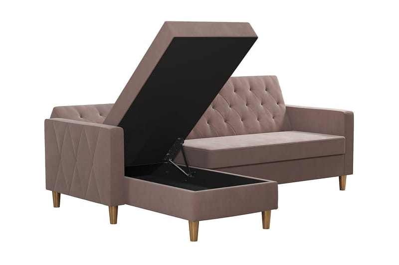 Liberty Divansovesofa Rosa - CosmoLiving - Møbler - Sofaer - Sovesofaer