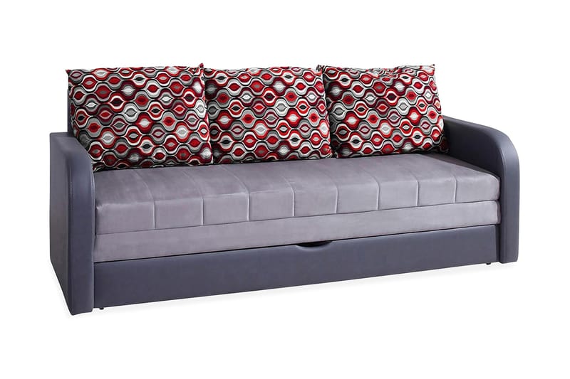 Lido Sovesofa 208x75x86 cm, Grå