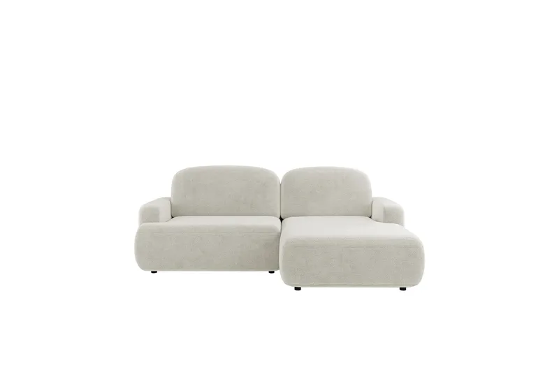 Lifeina Sovesofa Med 2-Seters Divan - Beige/Hvit - Møbler - Sofaer - Sovesofaer
