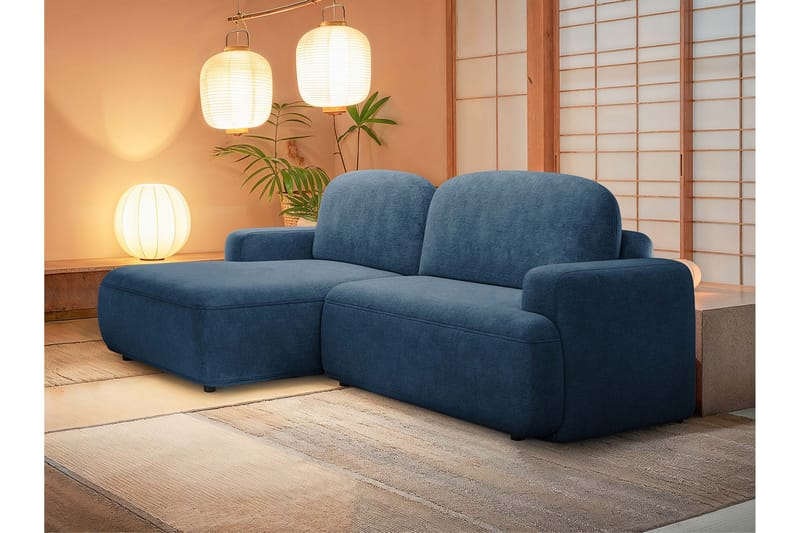 Lifeina Sovesofa Med 2-Seters Divan - Hvit/Rosa - Møbler - Sofaer - Sovesofaer