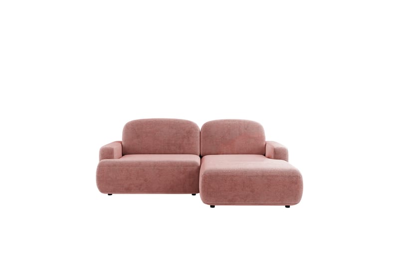 Lifeina Sovesofa Med 2-Seters Divan - Rosa - Møbler - Sofaer - Sovesofaer