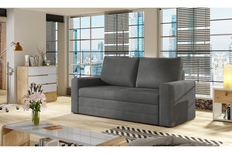 Lijan 2-seter Sovesofa - Grå - Møbler - Sofaer - Sovesofaer