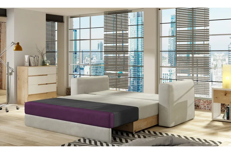 Lijan 2-seter Sovesofa - Grå - Møbler - Sofaer - Sovesofaer