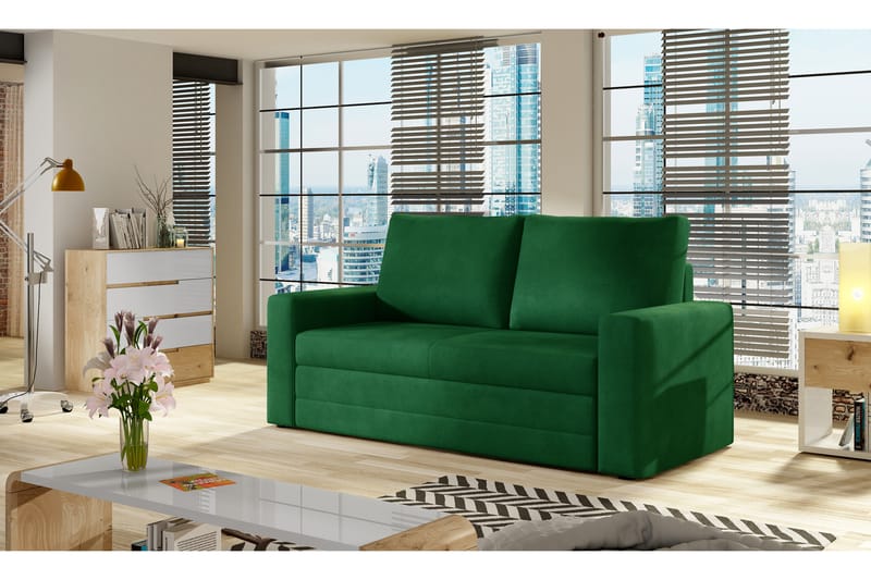 Lijan 2-seter Sovesofa - Grønn - Møbler - Sofaer - Sovesofaer