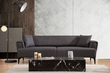 Lilesville 3-seter Sovesofa - Mørkegrå - Møbler - Sofaer - Sovesofaer