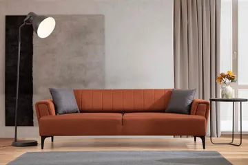 Lilesville 3-seter Sovesofa - Rød - Møbler - Sofaer - Sovesofaer