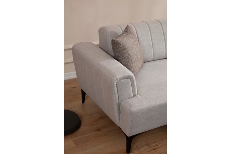 Lilesville Sovesofa med divan - Beige - Møbler - Sofaer - Sovesofaer
