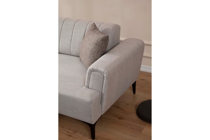 Lilesville Sovesofa med divan - Beige - Sovesofaer - Hjørnesovesofa