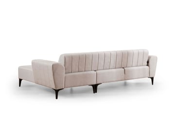 Lilesville Sovesofa med divan - Beige - Møbler - Sofaer - Sovesofaer
