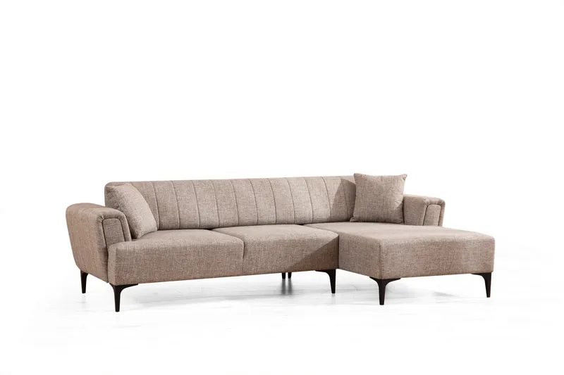 Lilesville Sovesofa med divan, Lysebrun