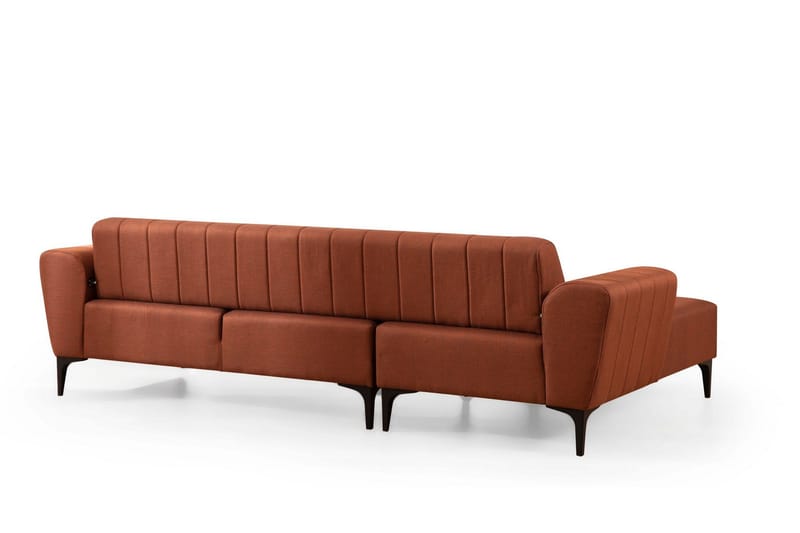Lilesville Sovesofa med divan - Rød - Møbler - Sofaer - Sovesofaer