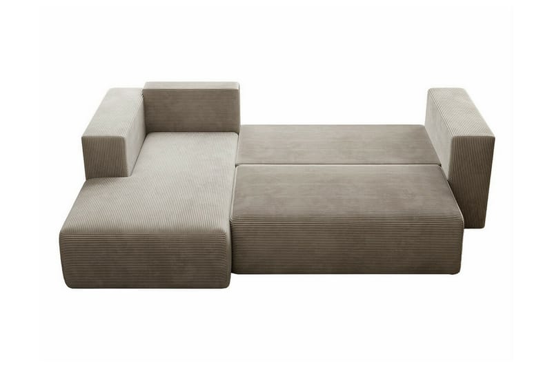 Listowel 3-seters Hjørnesovesofa - Beige - Møbler - Sofaer - Sovesofaer