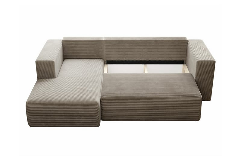Listowel 3-seters Hjørnesovesofa - Beige/Lys Beige - Møbler - Sofaer - Sovesofaer