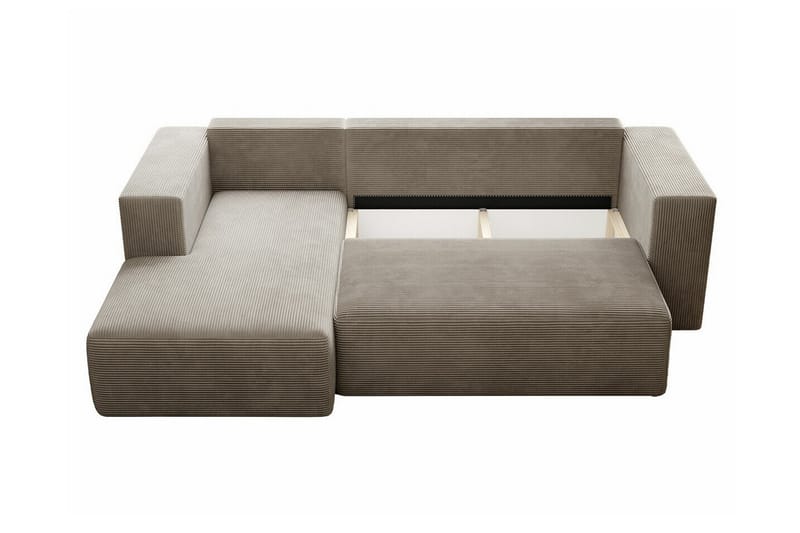 Listowel 3-seters Hjørnesovesofa - Beige/Lys Beige - Sovesofaer - Hjørnesovesofa