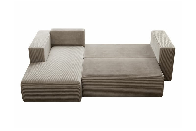 Listowel 3-seters Hjørnesovesofa - Beige/Lys Beige - Sovesofaer - Hjørnesovesofa