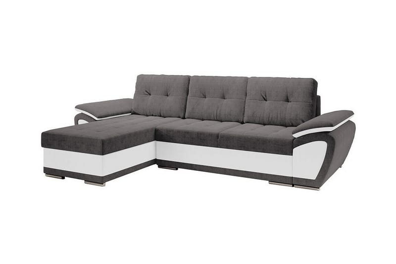 Listowel 3-seters Hjørnesovesofa - Hvid - Møbler - Sofaer - Sovesofaer