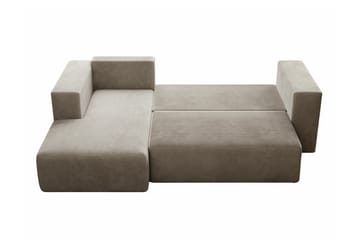 Listowel 3-seters Hjørnesovesofa - Svart - Møbler - Sofaer - Sovesofaer