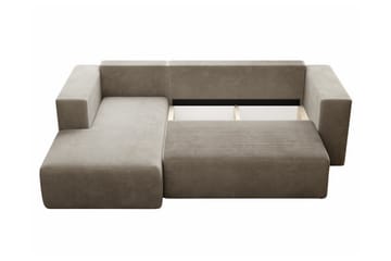 Listowel 3-sits Hörnbäddsoffa Dark yellow - Møbler - Sofaer - Sovesofaer