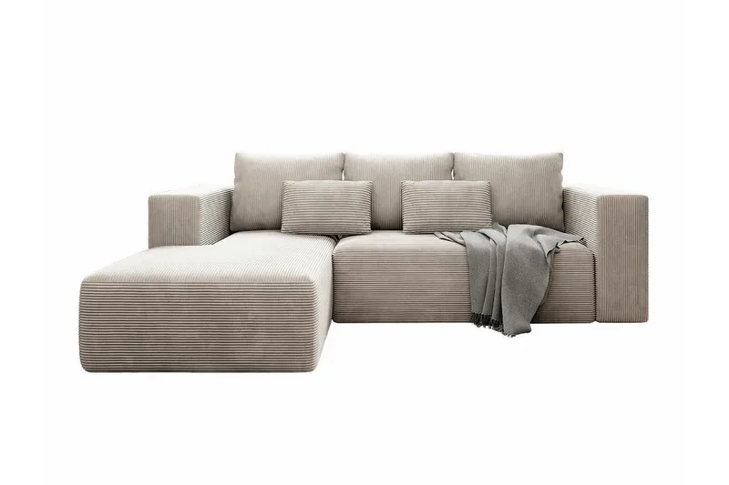 Listowel 3-sits Hörnbäddsoffa NO_BRAND beige, undefined
