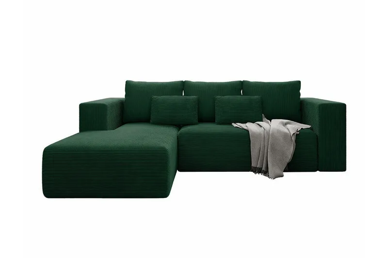 Listowel 3-sits Hörnbäddsoffa NO_BRAND Dark green, undefined