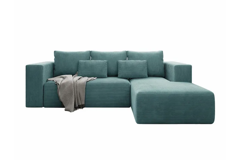 Listowel 3-sits Hörnbäddsoffa NO_BRAND Turquoise, undefined
