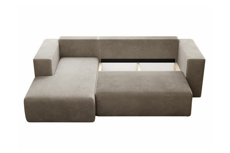 Listowel 3-sits Hörnbäddsoffa NO_BRAND Turquoise - Møbler - Sofaer - Sovesofaer