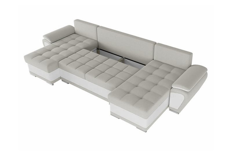 Listowel 4-seters Hjørnesovesofa - Grå/Beige - Møbler - Sofaer - Sovesofaer