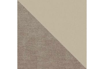Listowel 4-seters Hjørnesovesofa - Mørkebrun/Beige - Møbler - Sofaer - Sovesofaer