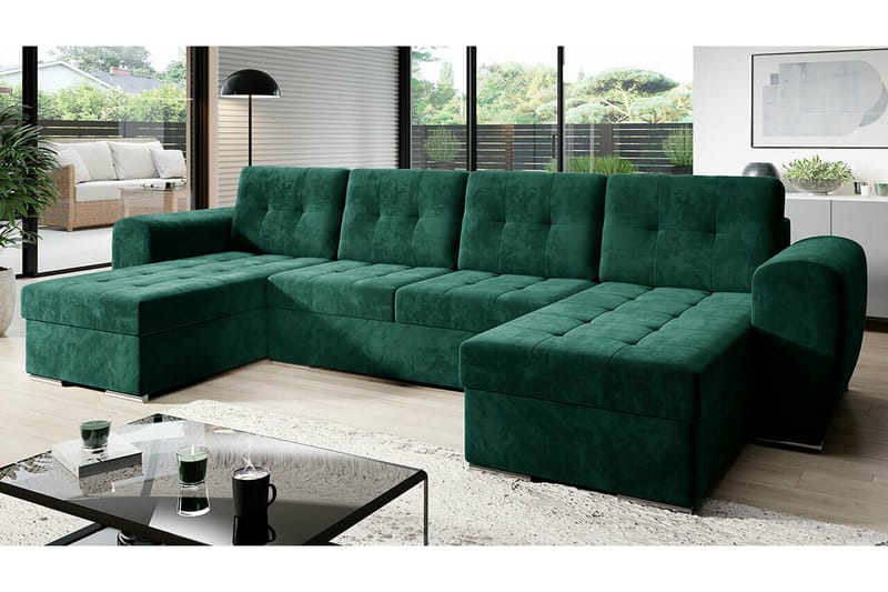 Listowel 4-seters Hjørnesovesofa - Møbler - Sofaer - Sovesofaer