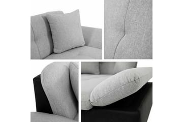 Lomux 3-seters Hjørnesovesofa - Hvit - Møbler - Sofaer - Sovesofaer
