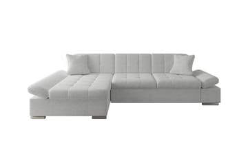 Lomux 3-seters Hjørnesovesofa - Hvit - Møbler - Sofaer - Sovesofaer